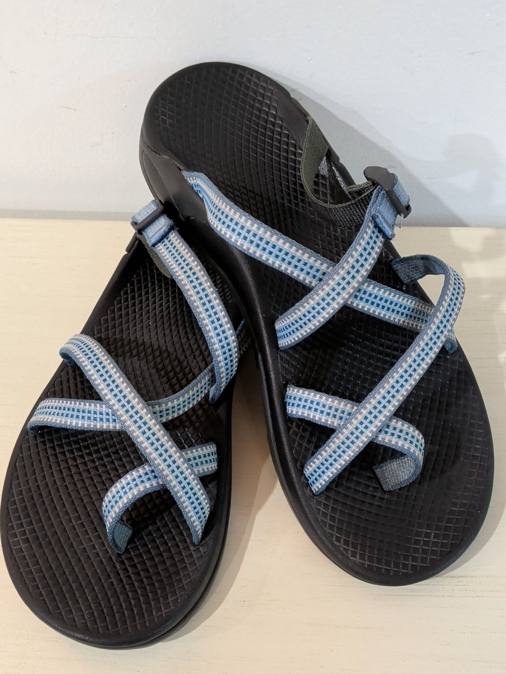 Chaco Sandals with Light Blue Straps Size 8.5
